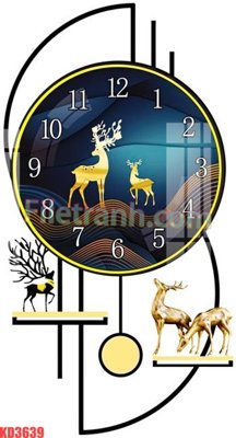 File gốc File gốc in tranh nền tường tổng hợp KD3639 (in tráng gương) hiện đại