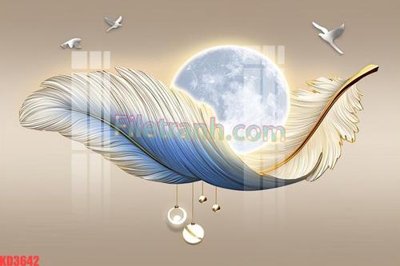 File in mica File gốc in tranh nền tường tổng hợp KD3642 (bản gốc) sắc sảo