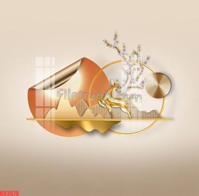 File in trần File gốc in tranh nền tường tổng hợp KD3670 (bản gốc) trời sao