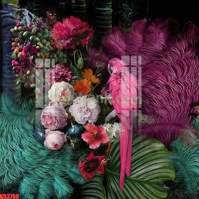 File gốc File gốc in tranh nền tường tổng hợp KD3706 (in lụa) cao cấp