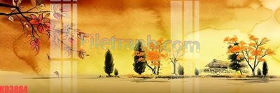 Ảnh gốc File gốc in tranh nền tường tổng hợp KD3884 (độ nét cao) in mica
