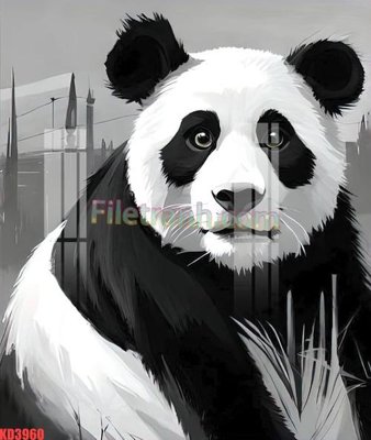 Download file gốc File gốc in tranh nền tường tổng hợp KD3960 (in lụa) tranh 3D