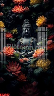 File gốc File gốc in tranh nền tường tổng hợp KD3962 (chuẩn màu) cho in offset