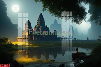 Hình ảnh file gốc in lụa File gốc in tranh nền tường tổng hợp KD3992