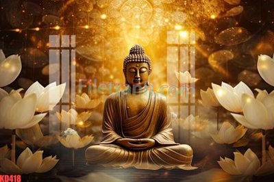 File tranh File gốc in tranh nền tường tổng hợp KD418 (bản gốc) trang trí văn phòng