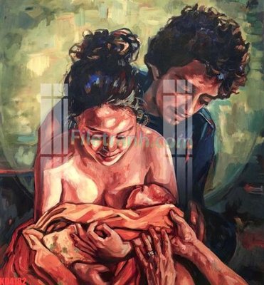 File tranh gốc in trần nhà File gốc in tranh nền tường tổng hợp KD4182 3D