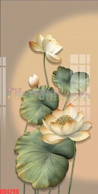 Hình ảnh file gốc in lụa File gốc in tranh nền tường tổng hợp KD4296