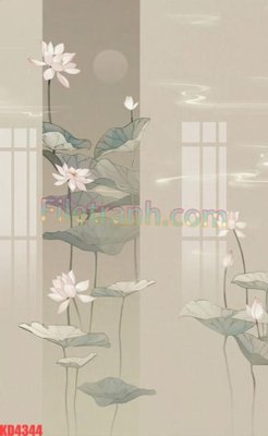 Chi tiết file gốc File gốc in tranh nền tường tổng hợp KD4344 (cho in tráng gương)