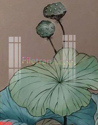 File gốc File gốc in tranh nền tường tổng hợp KD4354 (in tráng gương) hiện đại