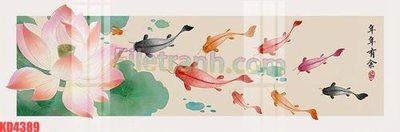 Ảnh gốc File gốc in tranh nền tường tổng hợp KD4389 (siêu chi tiết) để in ấn
