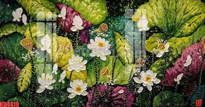 File gốc File gốc in tranh nền tường tổng hợp KD4419 (cho in UV) siêu nét