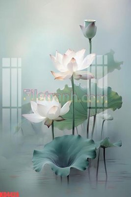 Chi tiết file gốc File gốc in tranh nền tường tổng hợp KD4424 (cho in tráng gương)