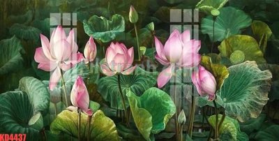 File gốc File gốc in tranh nền tường tổng hợp KD4437 (ảnh chi tiết) để in trần