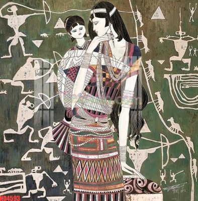 File gốc File gốc in tranh nền tường tổng hợp KD4593 (in tráng gương) ốp tường