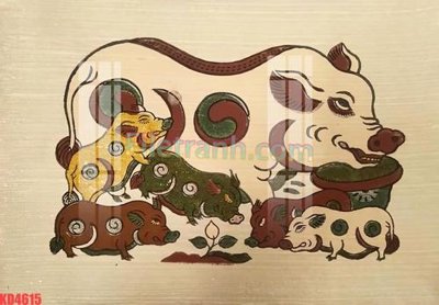 File tranh File gốc in tranh nền tường tổng hợp KD4615 (bản gốc) trang trí văn phòng