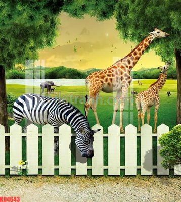 Tải file File gốc in tranh nền tường tổng hợp KD4643 (gốc) làm file in ấn