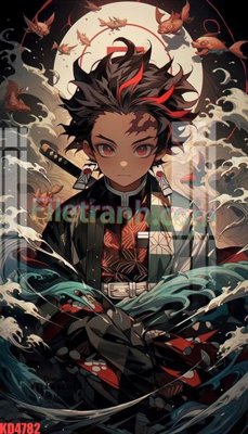 Hình ảnh file gốc File gốc in tranh nền tường tổng hợp KD4782 cho in UV