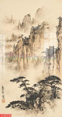 File tranh File gốc in tranh nền tường tổng hợp KD5082 (gốc) phong cách tối giản