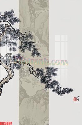 File ảnh File gốc in tranh nền tường tổng hợp KD5097 (gốc) in PP, decal