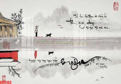 Download file ảnh gốc File gốc in tranh nền tường tổng hợp KD5163 để in ấn