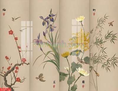 Tải file gốc File gốc in tranh nền tường tổng hợp KD5184 (bản PSD) còn layer