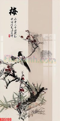 File gốc File gốc in tranh nền tường tổng hợp KD5199 (in lụa) trang trí tường
