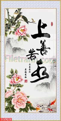 File in ấn File gốc in tranh nền tường tổng hợp KD5203 chuyên nghiệp