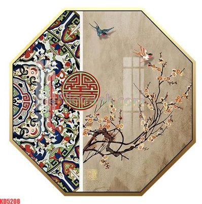 File tranh File gốc in tranh nền tường tổng hợp KD5208 (bản gốc) treo phòng ăn