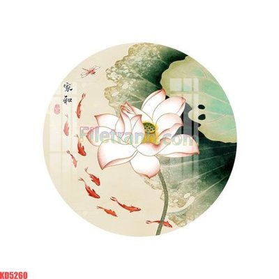 Ảnh gốc File gốc in tranh nền tường tổng hợp KD5260 (độ nét cao) in tráng gương