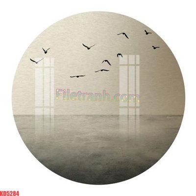 Hình ảnh file gốc in trần nhà File gốc in tranh nền tường tổng hợp KD5284