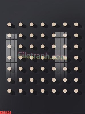 File in mica File gốc in tranh nền tường tổng hợp KD5424 (bản gốc) làm vách ngăn