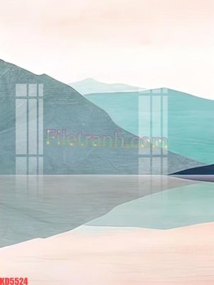 Download file ảnh gốc File gốc in tranh nền tường tổng hợp KD5524 để in ấn