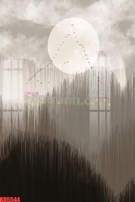 File gốc File gốc in tranh nền tường tổng hợp KD5544 (in mica) trang trí