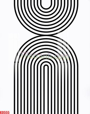 File tranh File gốc in tranh nền tường tổng hợp KD555 (gốc) phong cách tối giản