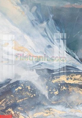 File in mica File gốc in tranh nền tường tổng hợp KD5685 (bản gốc) làm vách ngăn