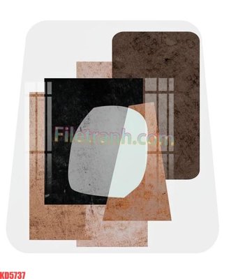 File gốc File gốc in tranh nền tường tổng hợp KD5737 (in 3D) nghệ thuật