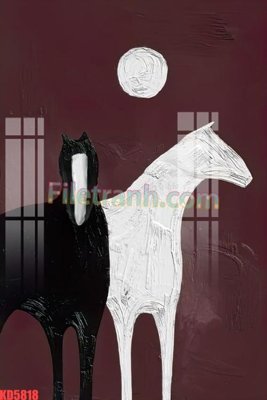 File gốc File gốc in tranh nền tường tổng hợp KD5818 (in lụa) cao cấp