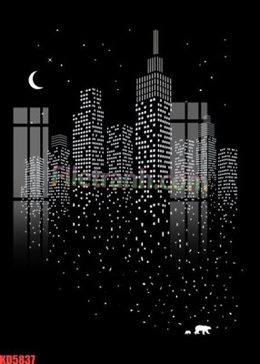 Download file gốc File gốc in tranh nền tường tổng hợp KD5837 (in lụa) hoa lá