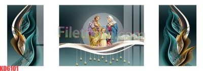 File ảnh File gốc in tranh nền tường tổng hợp KD6101 (gốc) in Hiflex