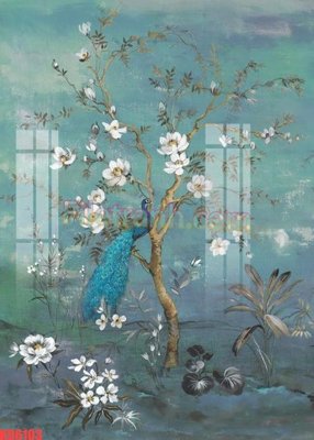 File tranh in mica File gốc in tranh nền tường tổng hợp KD6103 (độ phân giải cao)