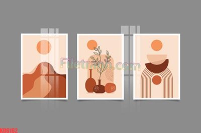 File in trần File gốc in tranh nền tường tổng hợp KD6162 (file gốc) phong thủy