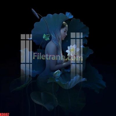 Tải về file tranh gốc File gốc in tranh nền tường tổng hợp KD667 (để in quảng cáo)