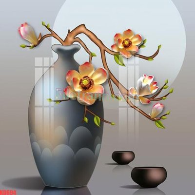 File in lụa File gốc in tranh nền tường tổng hợp KD694 (hoa văn) File gốc in tranh nền tường tổng hợp KD694