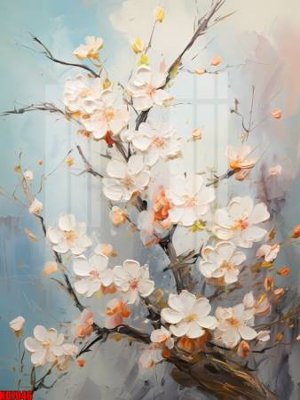 File in trần File tranh in décor tranh treo tường tổng hợp KD7046 (file gốc) hoa văn 3D