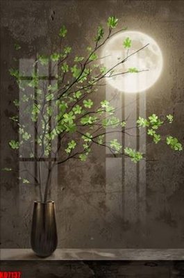 File in trần File tranh in décor tranh treo tường tổng hợp KD7137 (bản gốc 3D) sống động