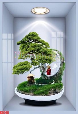 File in trần File gốc in tranh nền tường tổng hợp KD746 (file gốc) hoa văn 3D