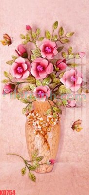 File gốc File gốc in tranh nền tường tổng hợp KD754 (in lụa) trang trí tường