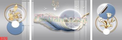 File gốc File gốc in tranh nền tường tổng hợp KD76 (in lụa) cao cấp