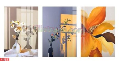 File in mica File gốc in tranh nền tường tổng hợp KD793 (bản gốc) làm vách ngăn