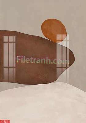 Download file gốc File gốc in tranh nền tường tổng hợp KD798 (in lụa) hoa lá